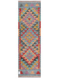 Maimana Afghanistan Kilim Rug - 197 x60 cm - Handmade