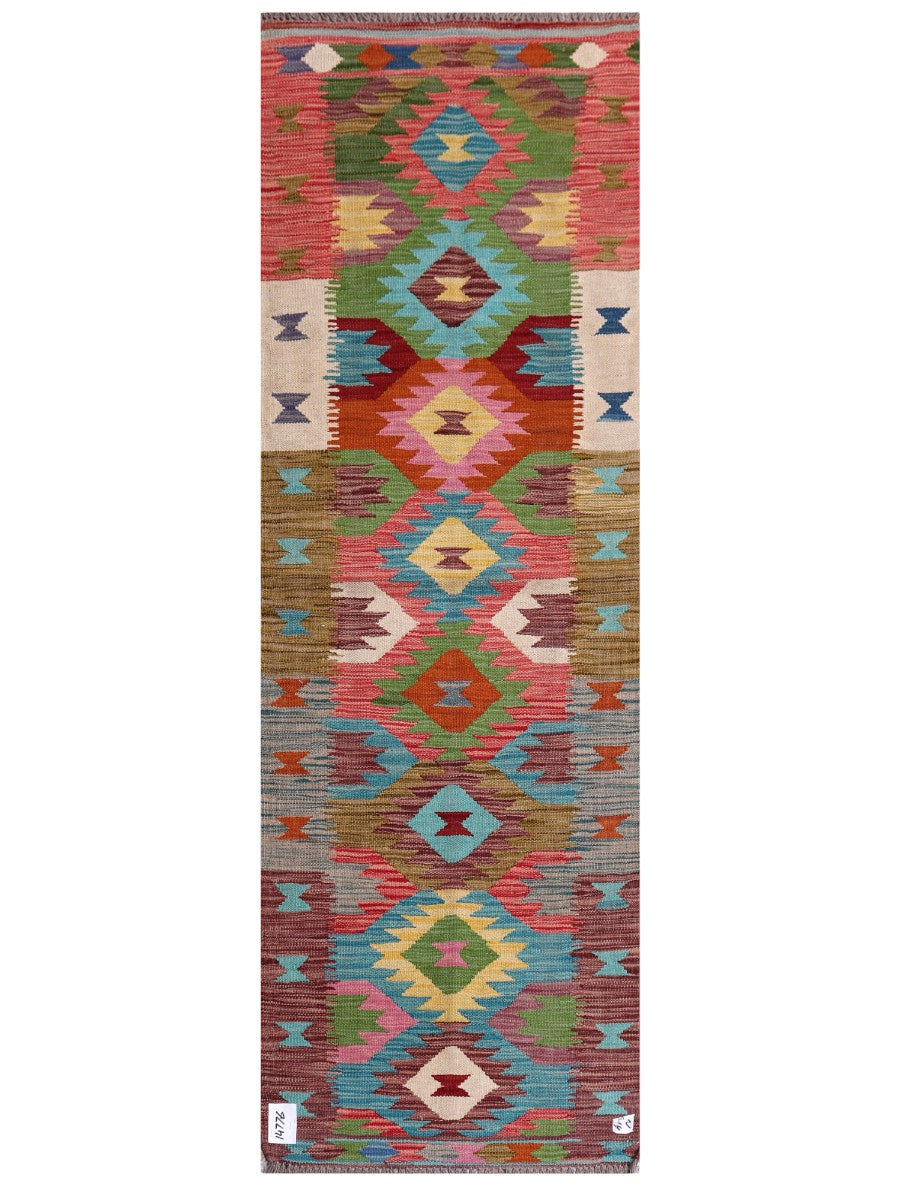Maimana Afghanistan Kilim Rug - 187 x63 cm - Handmade