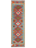 Maimana Afghanistan Kilim Rug - 203 x61 cm - Handmade