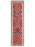 Maimana Afghanistan Kilim Rug - 208 x61 cm - Handmade
