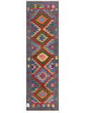 Maimana Afghanistan Kilim Rug - 198 x60 cm - Handmade