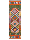 Maimana Afghanistan Kilim Rug - 197 x65 cm - Handmade