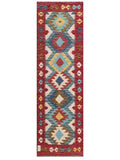 Maimana Afghanistan Kilim Rug - 197 x61 cm - Handmade
