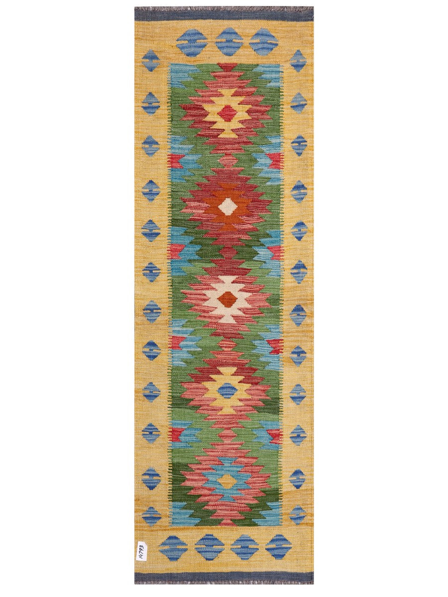 Maimana Afghanistan Kilim Rug - 185 x59 cm - Handmade