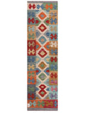 Maimana Afghanistan Kilim Rug - 211 x60 cm - Handmade