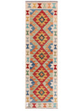 Maimana Afghanistan Kilim Rug - 204 x63 cm - Handmade