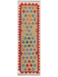 Maimana Afghanistan Kilim Rug - 198 x62 cm - Handmade