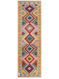 Maimana Afghanistan Kilim Rug - 195 x62 cm - Handmade