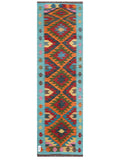 Maimana Afghanistan Kilim Rug - 198 x60 cm - Handmade