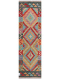 Maimana Afghanistan Kilim Rug - 201 x60 cm - Handmade