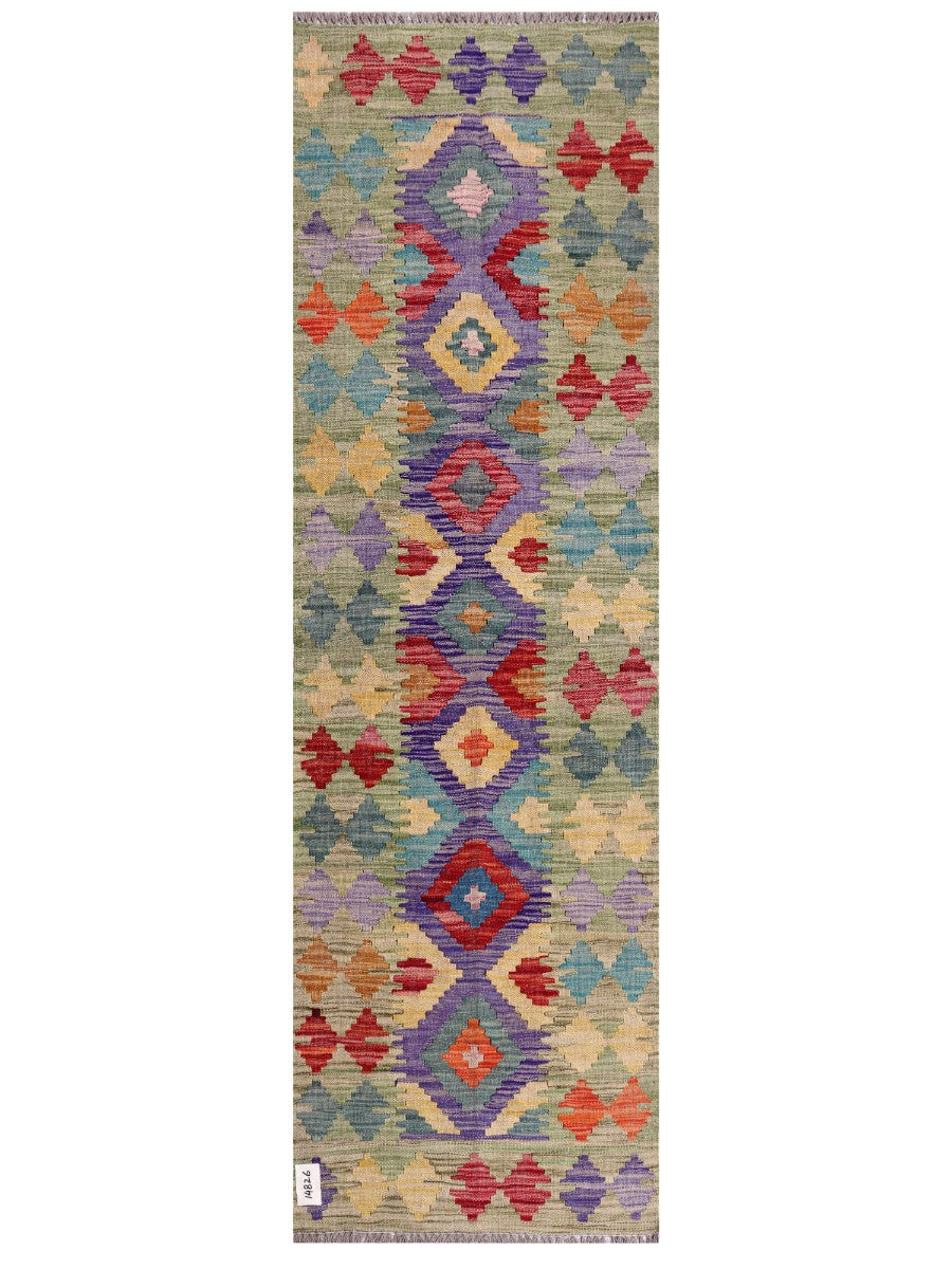 Maimana Afghanistan Kilim Rug - 200 x61 cm - Handmade