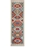 Maimana Afghanistan Kilim Rug - 201 x63 cm - Handmade