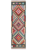 Maimana Afghanistan Kilim Rug - 198 x62 cm - Handmade