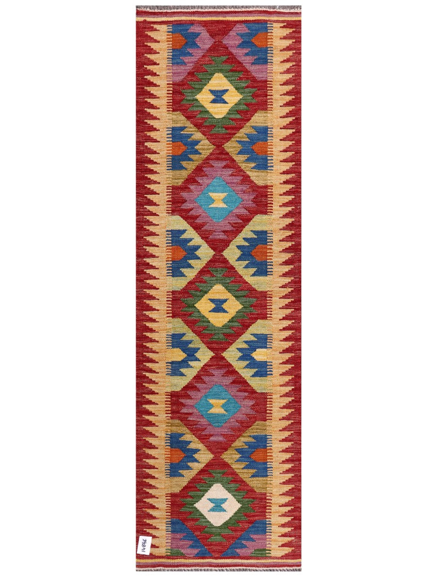 Maimana Afghanistan Kilim Rug - 200 x60 cm - Handmade