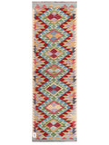 Maimana Afghanistan Kilim Rug - 198 x65 cm - Handmade