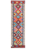 Maimana Afghanistan Kilim Rug - 193 x61 cm - Handmade