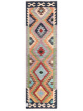 Maimana Afghanistan Kilim Rug - 202 x60 cm - Handmade