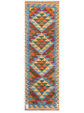 Maimana Afghanistan Kilim Rug - 203 x66 cm - Handmade