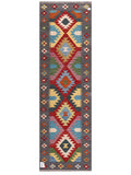 Maimana Afghanistan Kilim Rug - 203 x64 cm - Handmade