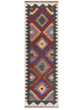 Maimana Afghanistan Kilim Rug - 200 x65 cm - Handmade