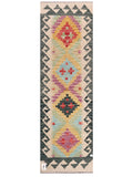 Maimana Afghanistan Kilim Rug - 194 x61 cm - Handmade