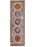 Maimana Afghanistan Kilim Rug - 198 x65 cm - Handmade