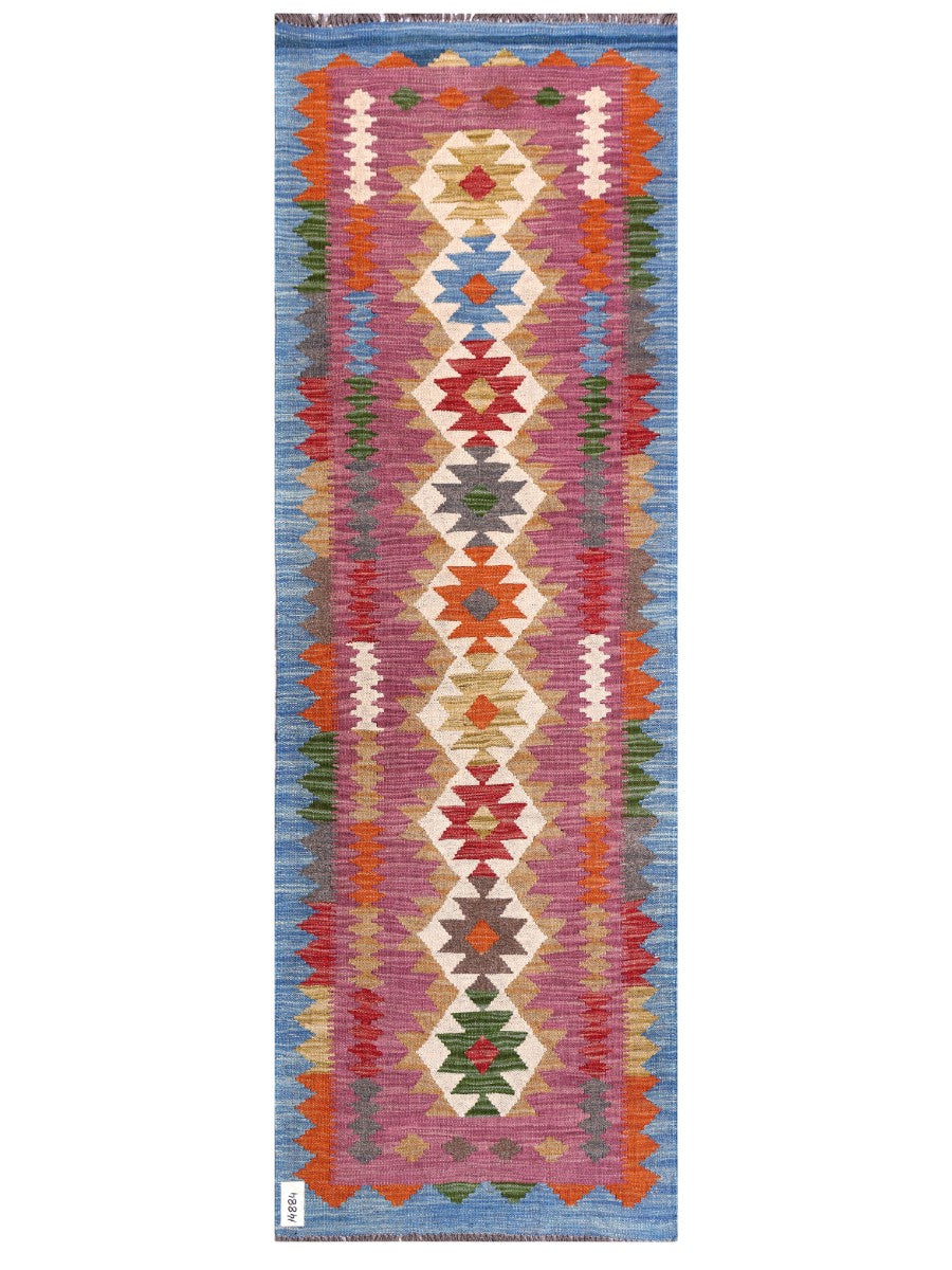 Maimana Afghanistan Kilim Rug - 193 x65 cm - Handmade