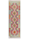 Maimana Afghanistan Kilim Rug - 199 x65 cm - Handmade