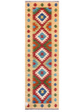 Maimana Afghanistan Kilim Rug - 203 x65 cm - Handmade