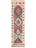 Maimana Afghanistan Kilim Rug - 198 x59 cm - Handmade