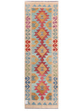Maimana Afghanistan Kilim Rug - 195 x63 cm - Handmade