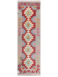 Maimana Afghanistan Kilim Rug - 207 x65 cm - Handmade