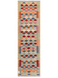 Maimana Afghanistan Kilim Rug - 205 x63 cm - Handmade