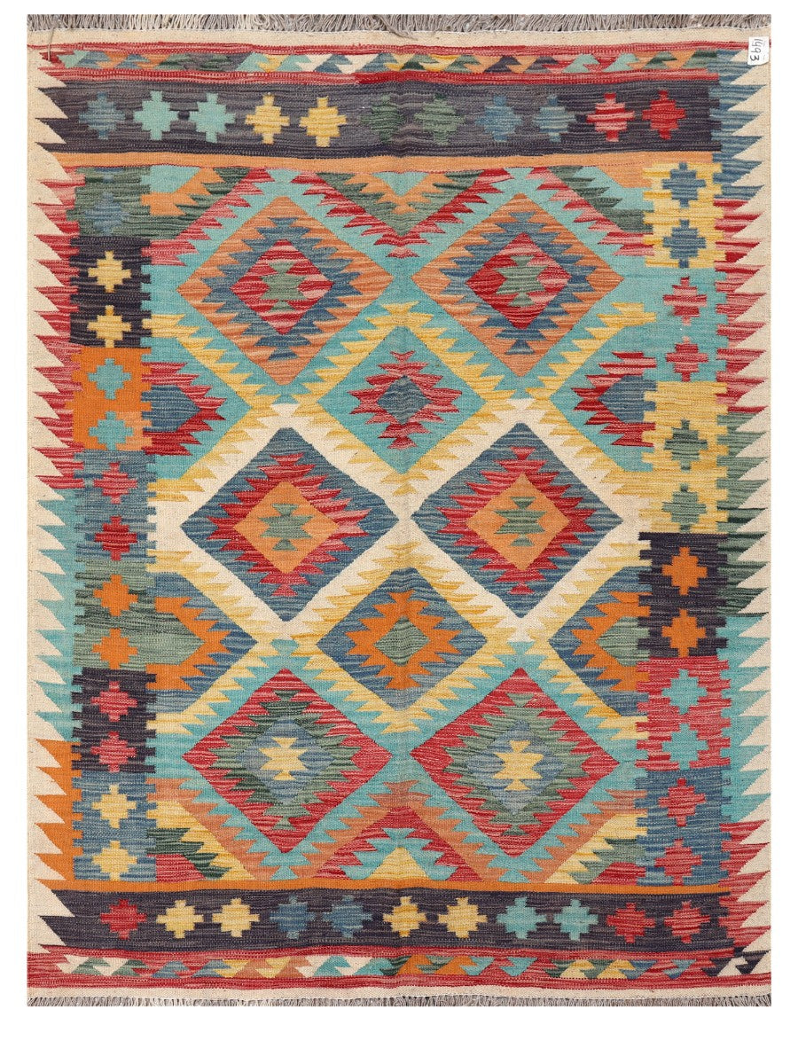 Maimana Afghanistan Kilim Rug - 200 x150 cm - Handmade