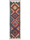 Maimana Afghanistan Kilim Rug - 200 x61 cm - Handmade