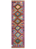Maimana Afghanistan Kilim Rug - 197 x57 cm - Handmade