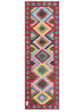 Maimana Afghanistan Kilim Rug - 201 x65 cm - Handmade
