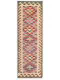 Maimana Afghanistan Kilim Rug - 201 x67 cm - Handmade