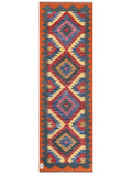 Maimana Afghanistan Kilim Rug - 202 x65 cm - Handmade