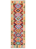Maimana Afghanistan Kilim Rug - 203 x65 cm - Handmade