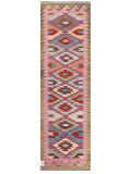 Maimana Afghanistan Kilim Rug - 196 x60 cm - Handmade