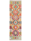 Maimana Afghanistan Kilim Rug - 201 x61 cm - Handmade