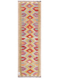 Maimana Afghanistan Kilim Rug - 198 x62 cm - Handmade
