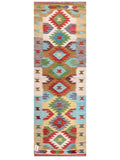 Maimana Afghanistan Kilim Rug - 184 x64 cm - Handmade
