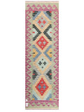 Maimana Afghanistan Kilim Rug - 202 x64 cm - Handmade