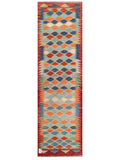 Maimana Afghanistan Kilim Rug - 213 x63 cm - Handmade