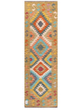 Maimana Afghanistan Kilim Rug - 203 x65 cm - Handmade