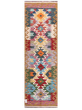 Maimana Afghanistan Kilim Rug - 203 x65 cm - Handmade