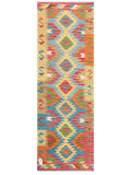 Maimana Afghanistan Kilim Rug - 186 x64 cm - Handmade