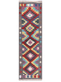 Maimana Afghanistan Kilim Rug - 198 x60 cm - Handmade